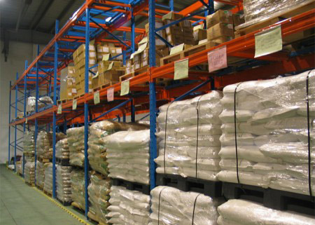 Push Back Pallet Racking for Warehouse Storage