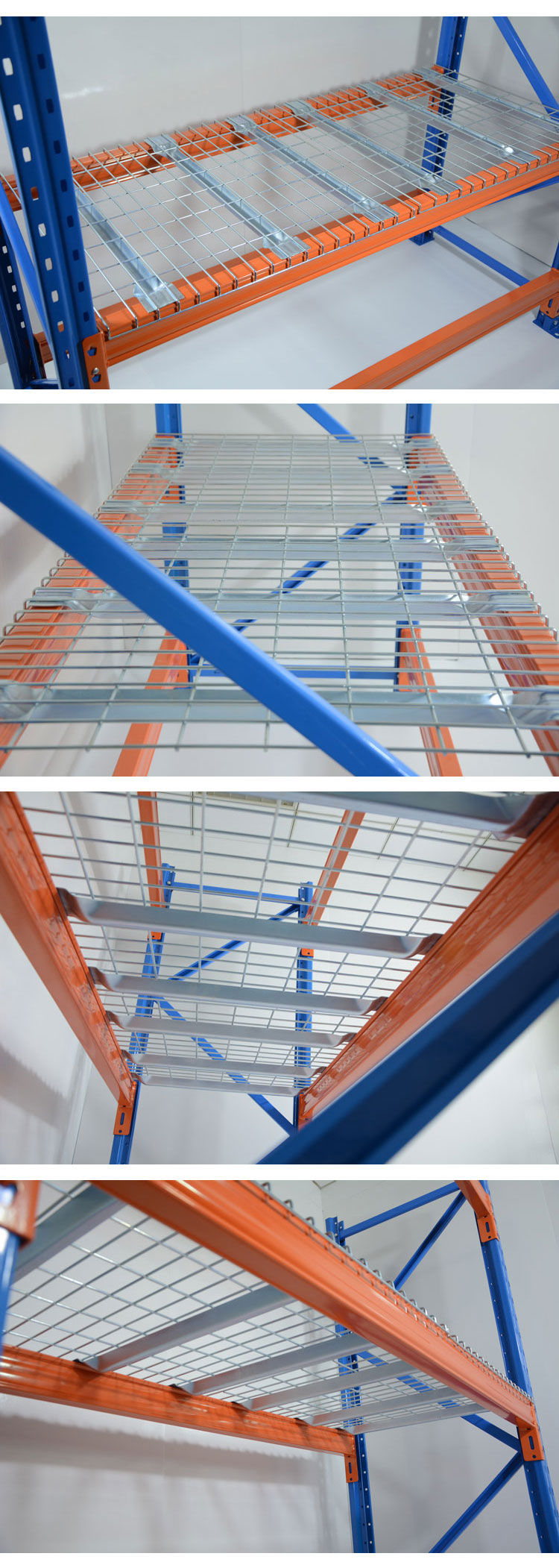 Wire decking for pallet racking