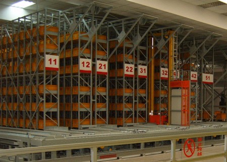 Automated Storage Warehouse Racking System