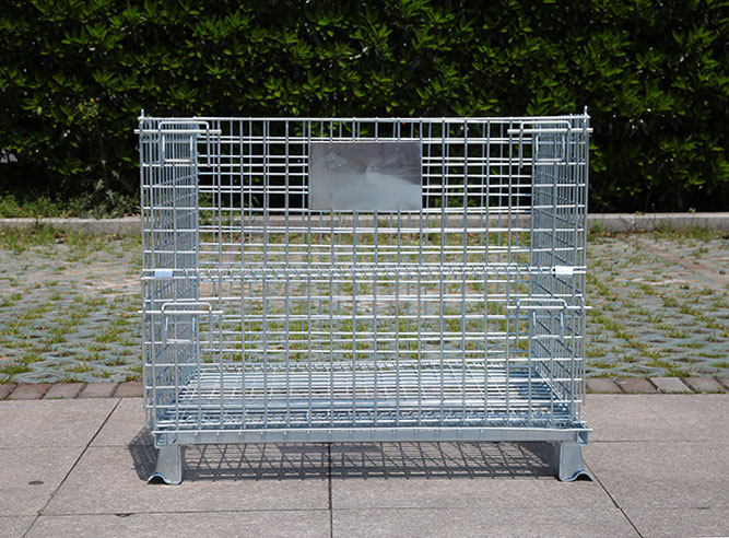 Collapsible Industrial Wire Mesh Container