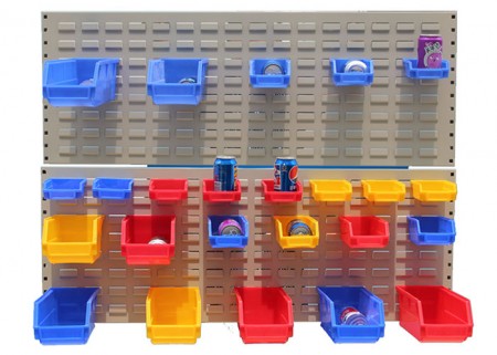 Aceally Plastic Parts Hanging Boxes Bins