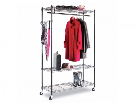 Chrome Wire Shelving for Bedroom Store Clothes