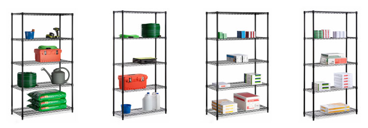 Space Saving Adjustable Wire Shelving for Industrial Series05