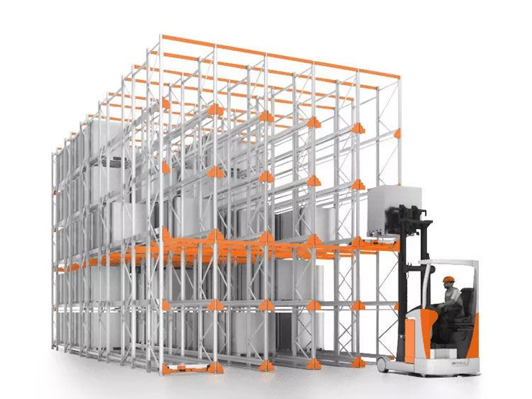 What role does radio shuttle racking play in warehouse work?