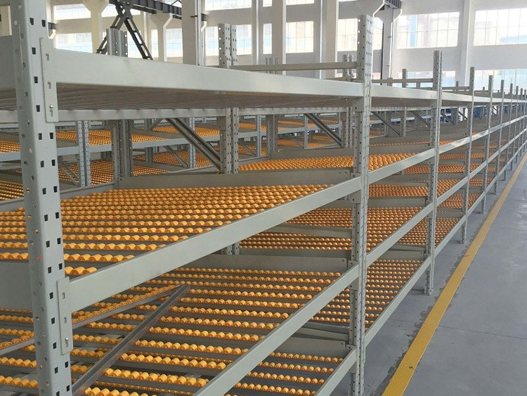 Carton flow racking systems that improve warehouse operation efficiency