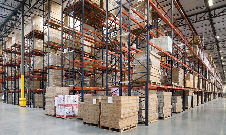 warehouse storage racking system