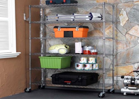 Space Saving Adjustable Wire Shelving for Industrial Series