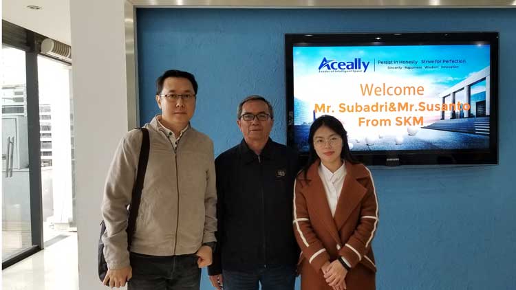 Clients from Indonesia Visited Aceally Headquarter in 7th, March