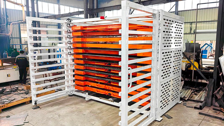 Which countries is Sheet metal racking used for