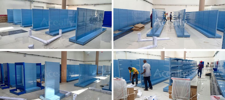 Supermarket shelving system