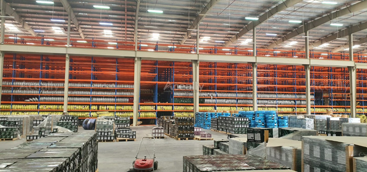 Pallet rack mezzanine project for Qatar