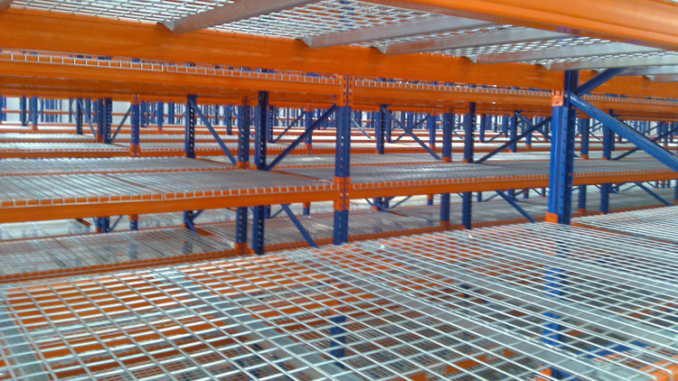 pallet rack wire mesh decking