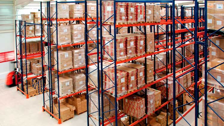 warehouse racks shelves