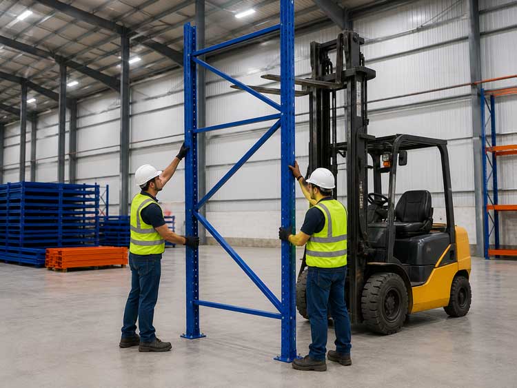 Position & Plumb the Uprights